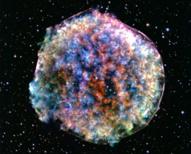 X-ray image taken with the Chandra space telescope